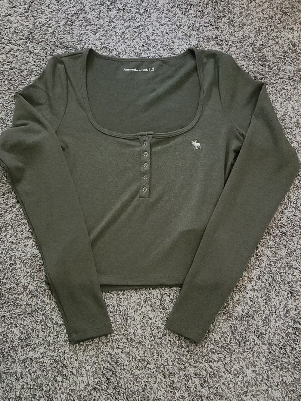 Abercrombie snap button shirt